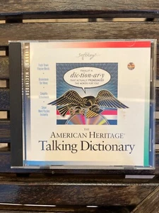 American Heritage Talking Dictionary Softkey CD Vintage 1994 - Picture 1 of 3
