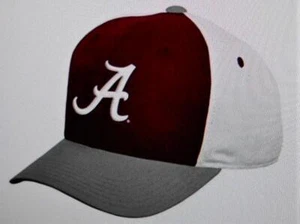 New Licensed Alabama Crimson Tide Colorblock YOUTH Size Adjustable Hat B122 - Picture 1 of 1