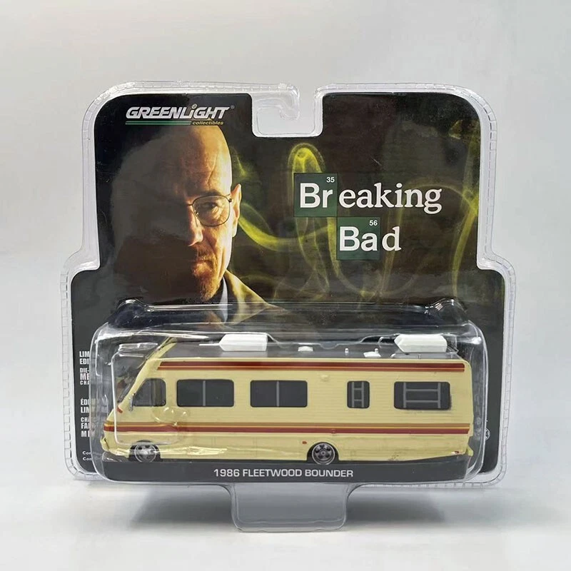 BREAKING BAD 1986 FLEETWOOD BOUNDER CAMPER TV SERIES 1:64 SCALE GREENLIGHT  - Immagine 1 di 4