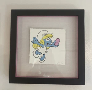 JOHNNY IN Paris individuell gerahmter Schlumpfdruck - Bild 1 von 5