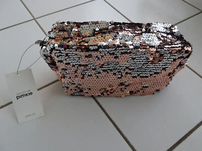 Pochette Trousse a Maguillage Paillettes Sequins Reversibles Pimkie Métallisé - Photo 1/4