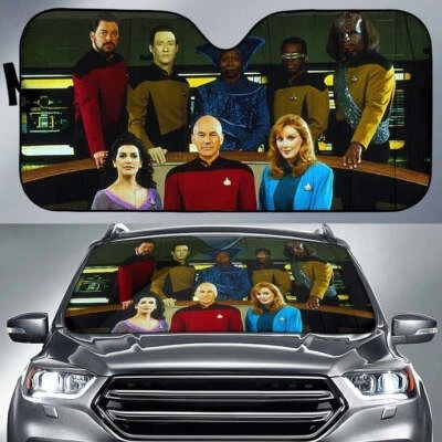 Star Trek All-Star Crew Car Window Sun Shade - Image 1 of 3