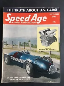 September 1953 Speed Age Magazin - Studebaker's Gamble ,,, WIll it pay off? - Bild 1 von 2