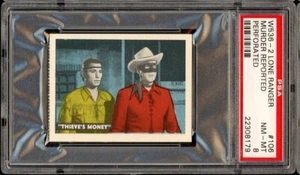1950-60 W536-2 Lone Ranger Perforated #106 Murder Reported PSA 8 - Picture 1 of 2