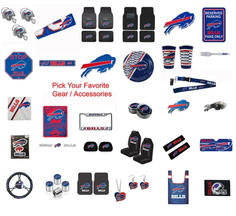 Brand New NFL Buffalo Bills Pick Your Gear / Accessories Official Licensed Cover