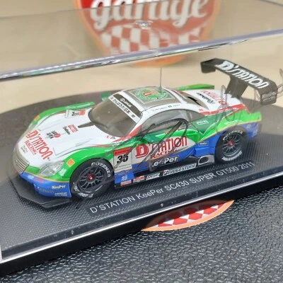 EBBRO 1/43 D'STATION KeePer SC430 SUPER GT500 2011 green 44552 car diecast model - Image 1 of 4