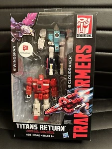 Transformers Titans Return WINGSPAN & CLOUDRAKER - Walgreen's Exclusive Figures - Picture 1 of 5