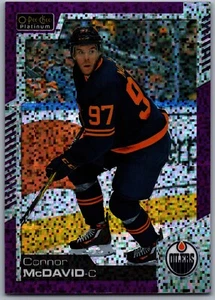 20-21 O-PEE-CHEE PLATINUM VIOLET PIXELS - CONNOR MCDAVID /399 #1 EDMONTON OILERS - Picture 1 of 2