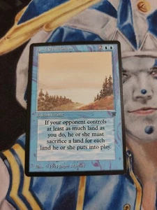 Land Equilibrium MTG Legends Rare Blue Enchantment Near-Mint x1 - Picture 1 of 4