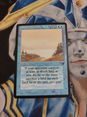 Land Equilibrium MTG Legends Rare Blue Enchantment Near-Mint x1 - Image 1 of 4