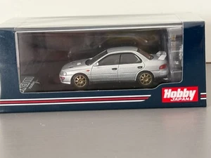HOBBY JAPAN SCALA 1:64 SUBARU IMPREZA WRX GC8 1992 VERSIONE PERSONALIZZATA - Foto 1 di 2