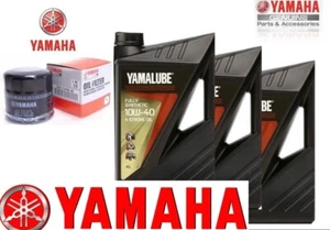 KIT TAGLIANDO YAMALUBE FS FILTRO OLIO YAMAHA TRACER 700 TRACER 7 100% SINTETICO - Foto 1 di 2