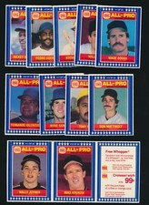 1987 Burger King -Full Set (20) in Panels w/ MATTINGLY, CLARK RC, OZZIE SMITH