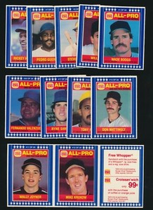1987 Burger King -Full Set (20) in Panels w/ MATTINGLY, CLARK RC, OZZIE SMITH