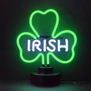 ESCULTURA DE NEÓN TRÉBOL IRLANDÉS - 4IRLANDÉS - Imagen 1 de 1