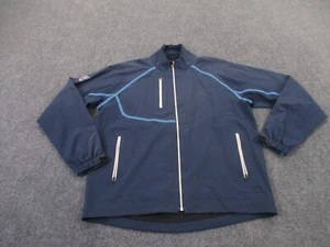 FootJoy Jacket Men L Blue Hydrotour Rain PGA Performance Athletic Golf Tour Navy - Picture 1 of 10
