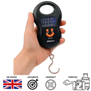 50kg Mini Portable Hand Scale Electronic Hanging Weight Hook Scale Digital - Picture 1 of 4