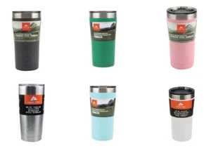 20 Unzen Doppelwand Vakuumversiegelt Becher Heiß Kalt Getränk Langlebig Farbig - Bild 1 von 19