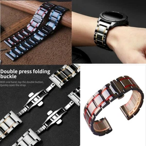 für Samsung Gear S2 / S3 Classic Huawei Keramik Armband Uhrenarmband 18/20/22mm - Bild 1 von 25