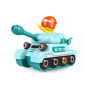 Inertial Tank Model Educational Pull-back Mini Tank Model Toy Easy-carryin Green - Picture 1 of 12