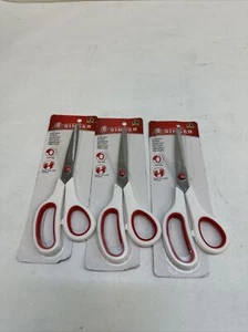 SINGER Fabric Scissors with Comfort Grip, 1-Pack, Red & White 3PK - Picture 1 of 2