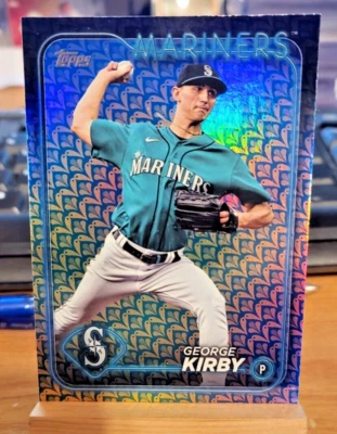2024 Topps Easter Holiday Foil George Kirby #75 Seattle Mariners Parallel - Image 1 of 2