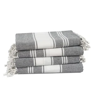 Beach Towels 4 Pack Oversized - Turkish Towel Set Pre-Washed Oversized Beach ... - Picture 1 of 6