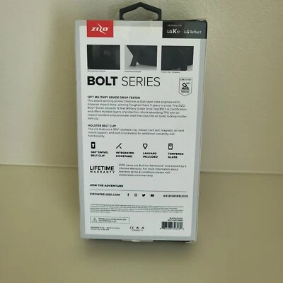 ZIZO BOLT Series Case For LG 51 - Black - Image 1 of 2