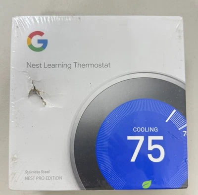 Termostato Programable Nest 3ª Generación T3008US - Acero Inoxidable Foto 1 de 4