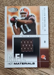 2004 Fleer Hot Prospects Hot Materials Kellen Winslow Jr. #HM/KW /500 (MEM, RC) - Picture 1 of 2