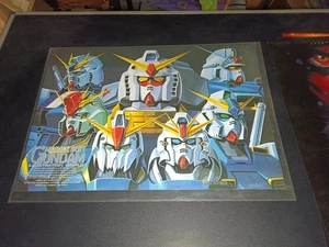 POSTER GUNDAM MOBILE SUIT ILLUSTRATION WORLD - Picture 1 of 1