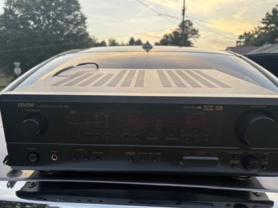VTG Denon AVR-1603 AV Surround Sound Home Theater Receiver 5.1 Black - No Remote - Image 1 of 4