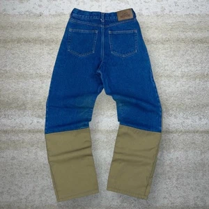 Vintage Redhead Jeans Canvas Double Knees Baggy Wide Medium Wash Youth 14 Y2K - Picture 1 of 11