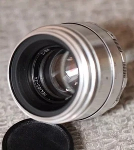 Helios 44 KMZ Fotoobjektiv silber 8 Blades 2/58mm Mount M42 - Bild 1 von 8