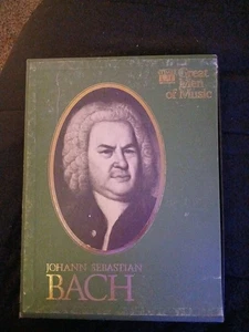 Time-Life Records Great Men Of Music Johann Sebastian Bach Book And Cassettes - Picture 1 of 9