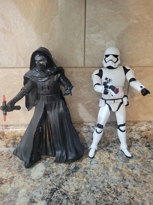 Star Wars 14" Talking Storm Trooper & VILLAIN KYLO REN ambos probados y funcionando Foto 1 de 4