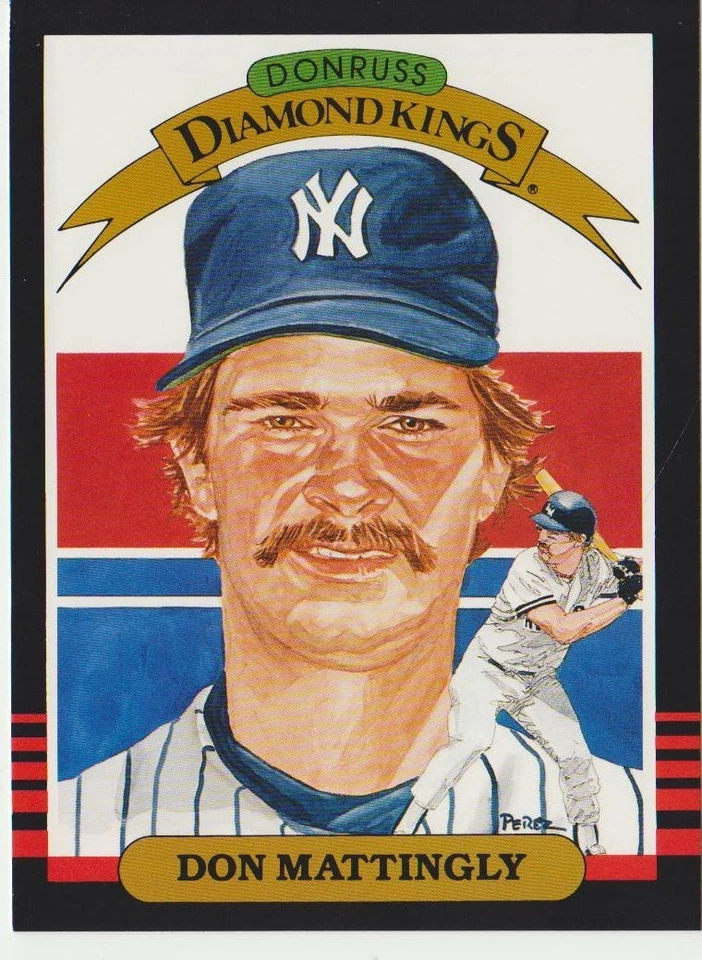 Don Mattingly, 1985 Donruss Super Diamond Kings 5x7 #7, Yankees de Nueva York Foto 1 de 1