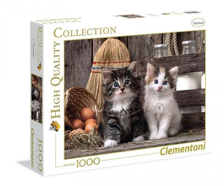 Lovely Kittens Gattini Puzzle 1000 Pezzi Clementoni Animals - Immagine 1 di 1
