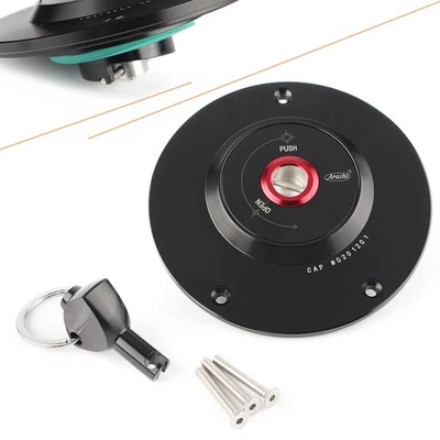 Tapa del tanque de gasolina de llenado de combustible con llave Fit Honda CBR1000RR CBR600RR CB600 900F RC51 Foto 1 de 4