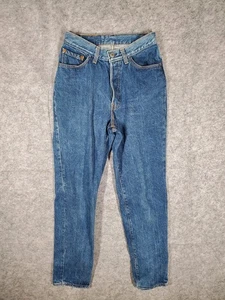 Vintage Levis 501 Jeans Damen 25x29 blau Denim Baumwolle Knopfleiste Y2K USA - Bild 1 von 14