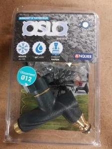 OSLO Kit Robinet Arrosage Vertical + Applique 1/2" Femelle Anthracite - Imagen 1 de 2