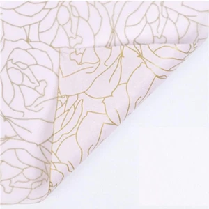 Pink Floral Tissue Paper Sheets Gift Bouquet Wrapping Paper Rose Pattern Florist - Picture 1 of 7