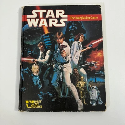 Star Wars Roleplaying Game First Edition 1987 VTG HC Greg Costikyan West End - Image 1 of 4