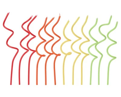 Velas de cumpleaños de papiro, remolino verde, amarillo, naranja y rojo (12 unidades) Foto 1 de 4