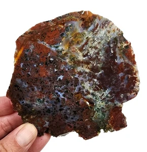 Moss Agate Faced Rough 218.4 grams. - Picture 1 of 3