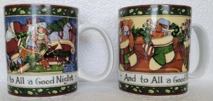 Portmeirion A Christmas Story by Susan Winget 2 Tassen ~ NEUWERTIG ~ Set #1 - Bild 1 von 4
