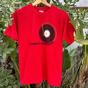 Vintage Y2K Dashboard Confessional Red Band T-Shirt Youth Large 100% Cotton - Picture 1 of 3