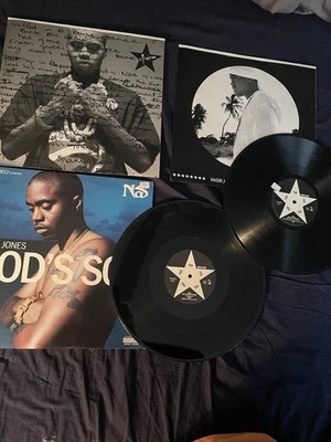 God's Son 2LP Nas Vinyl 2002 Columbia USA Sony PROMO RARE 1st Press First - Image 1 of 4