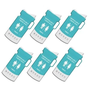 portable toilet - Disposable Vomiting & Urine Bags (6 pack)- 10.6, light blue - Picture 1 of 5