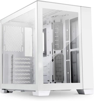 Lian Li O11 Dynamic Mini Snow Edition Compact ATX Case, SFX Support, White - Image 1 of 4